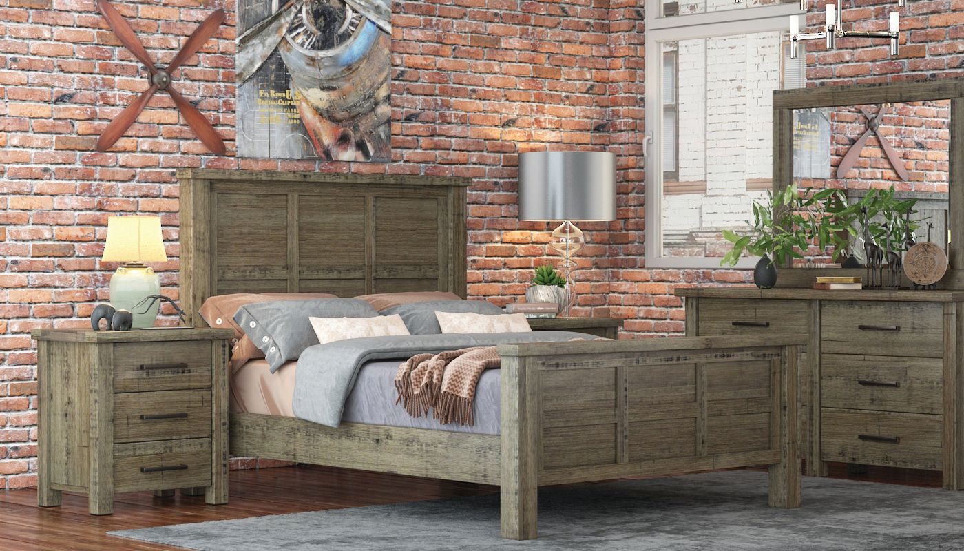 Misty Bay Oak Bed Frame