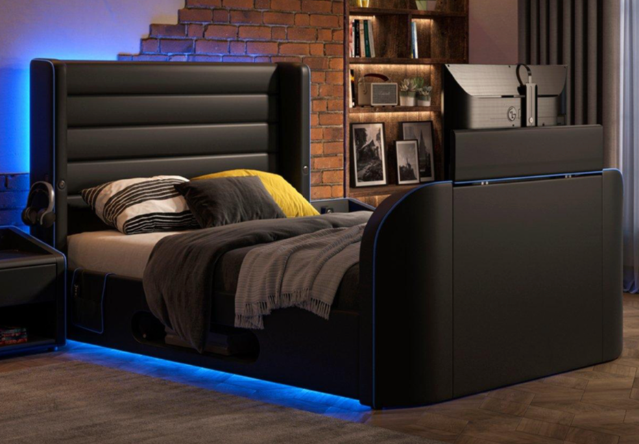 Drift Gaming Storage Bed Faux Leather