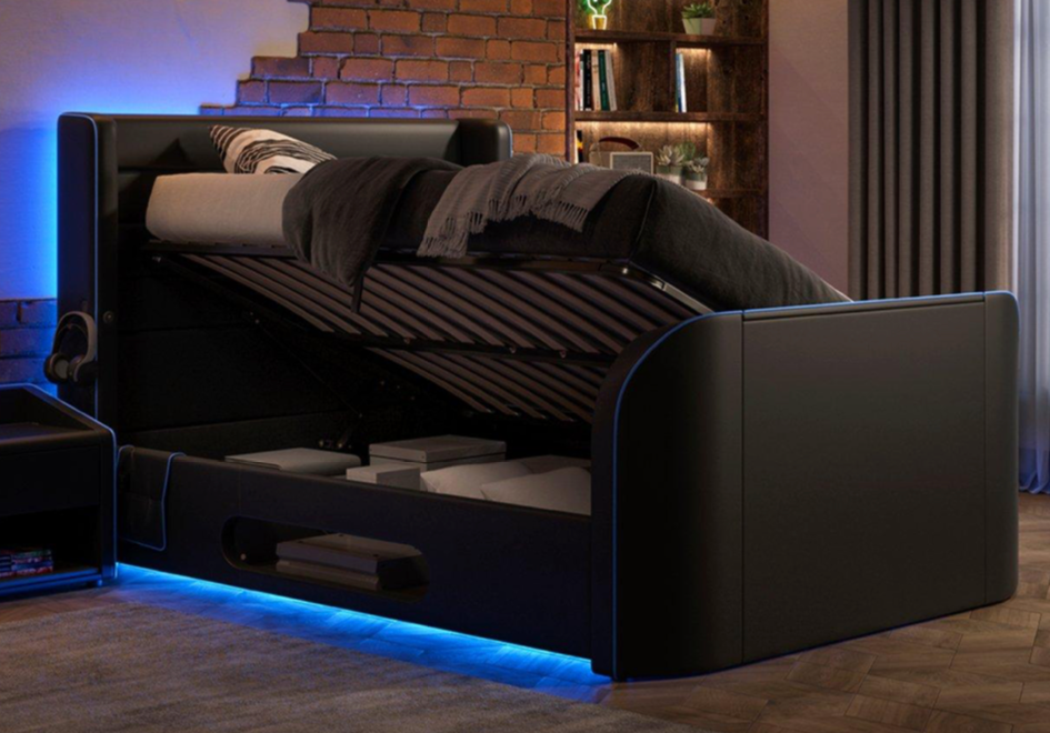 Drift Gaming Storage Bed Faux Leather