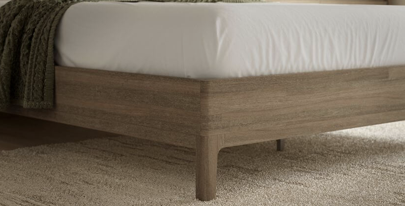 Oscar Bed Solid Acacia Wood