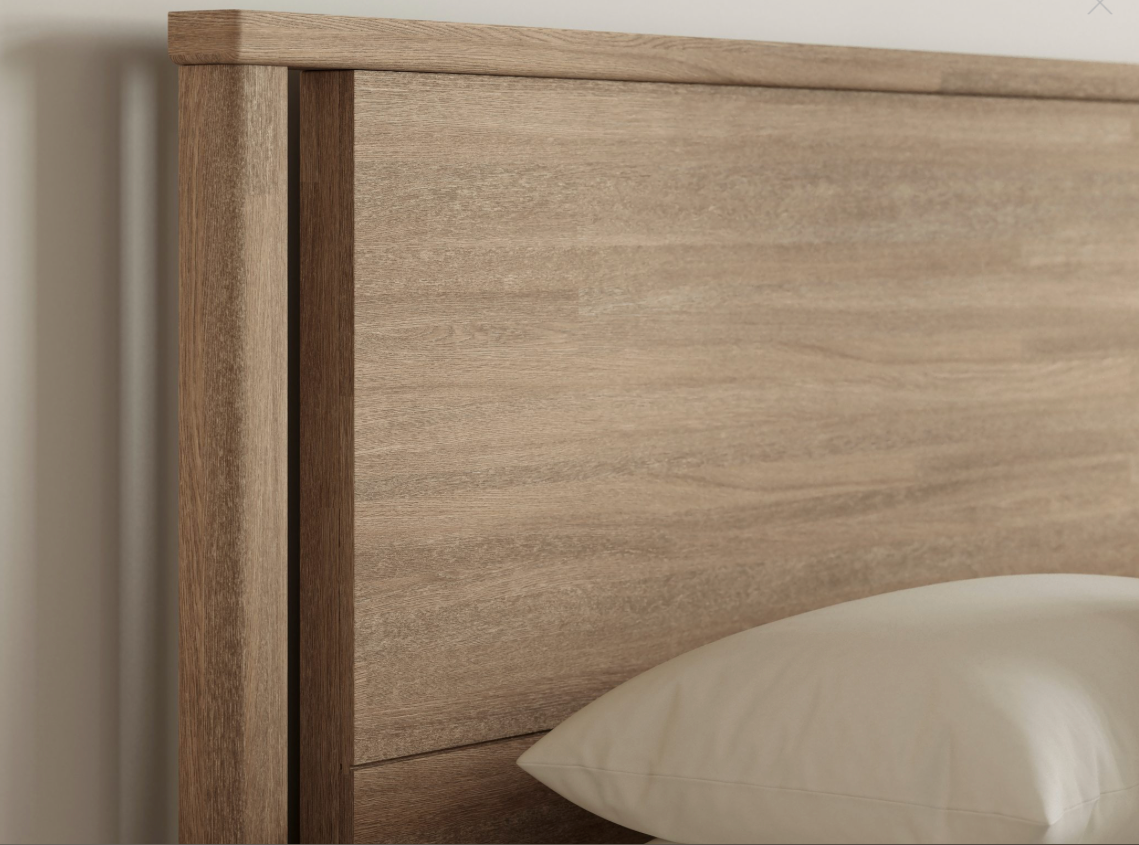 Oscar Bed Solid Acacia Wood