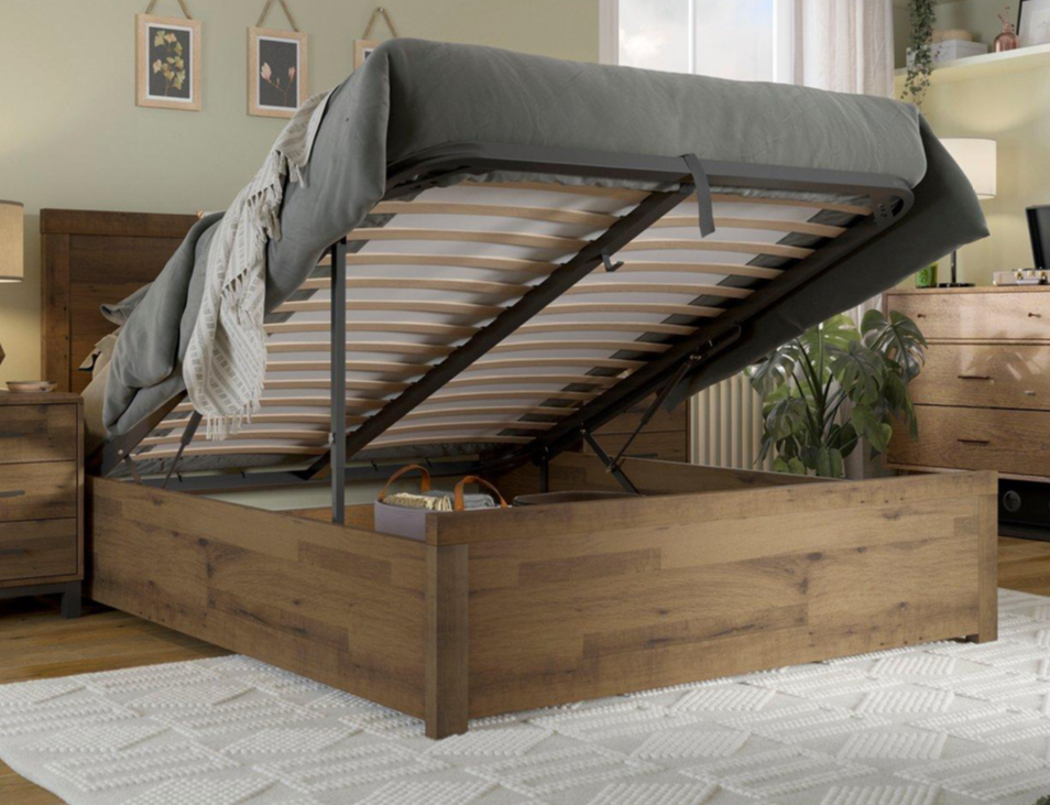 Tribeca Wood Storage Bed Frame