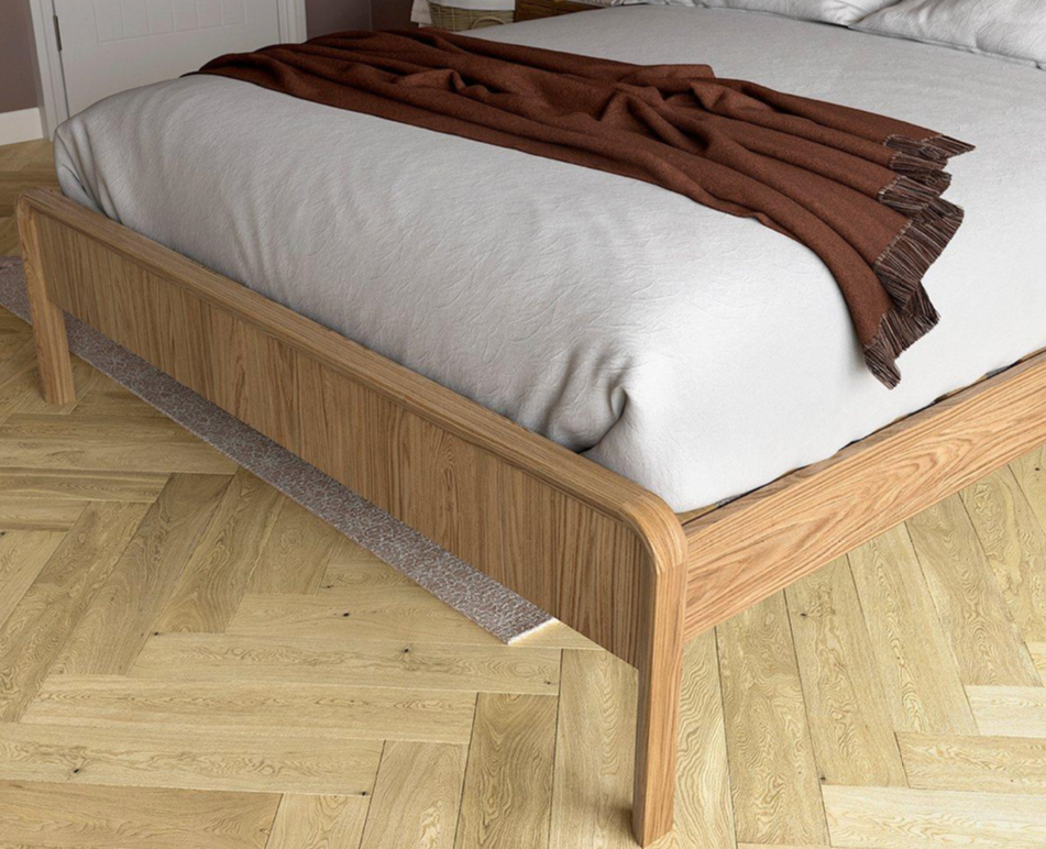 Bangkok Wood bed Frame Solid Wood and Veneer