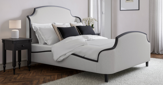 Evangeline Winged Headboard Bed