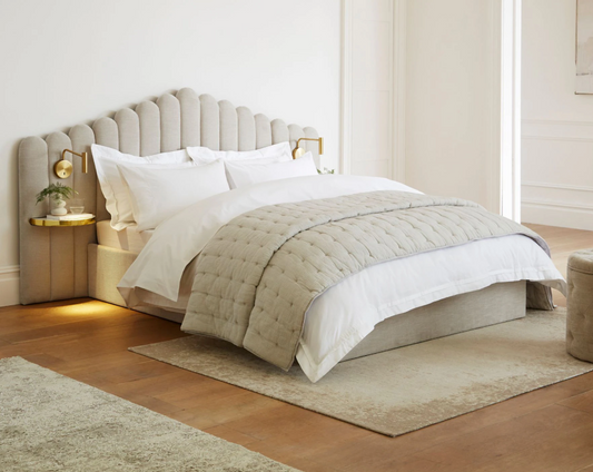 Adele Upholstered Hotel Bed with Storage