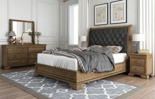 Garret Oak bed Frame