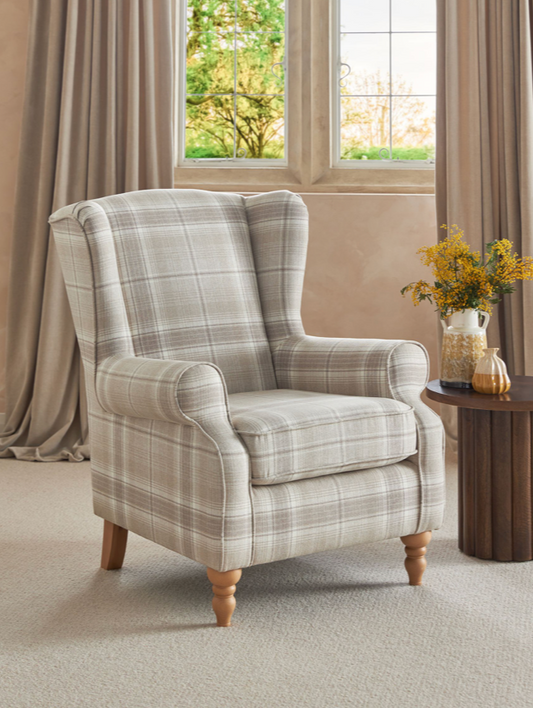 Sherlock Nevis Light Natural Highback Armchair