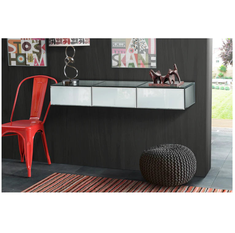 Uno Rectangular Wall Shelf - Mirrored