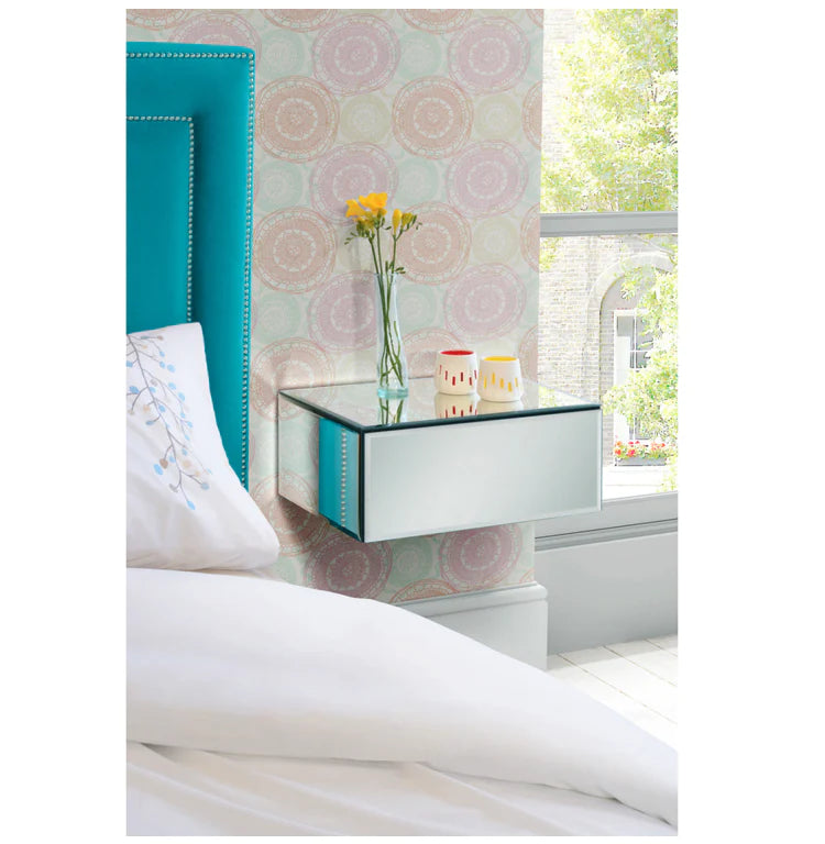 Uno Rectangular Wall Shelf - Mirrored