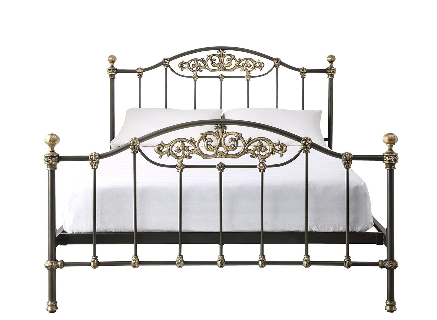 WENTWORTH Queen Size Cast and Wrought Iron Bed