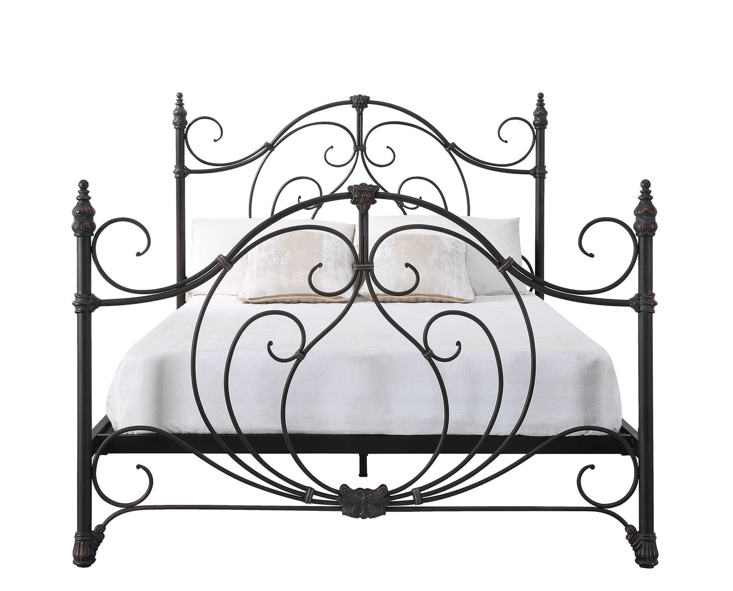 BOGART Queen Size Cast and Wrought Iron Bed