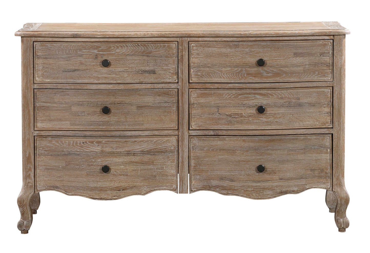 ANNECY Dressing Table Oak Brushed Weathered Finish