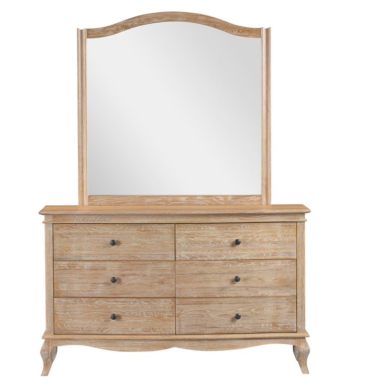 MILLES Oak Dressing Table Weathered Provincial Finish