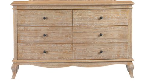 MILLES Oak Dressing Table Weathered Provincial Finish