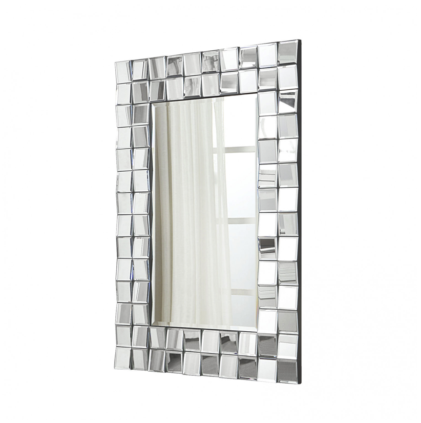 VALERIA Wall Mirror Rectangular shape with angled mirror decorative edges