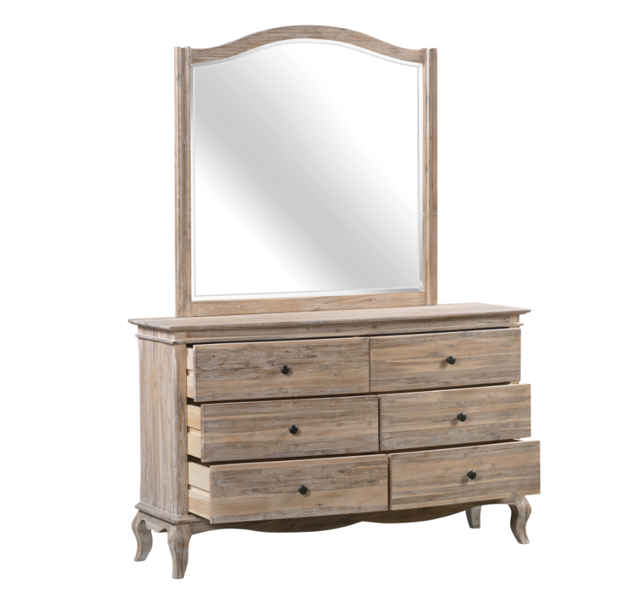 SALCOMBE Dressing Table Acacia Weathered Finish