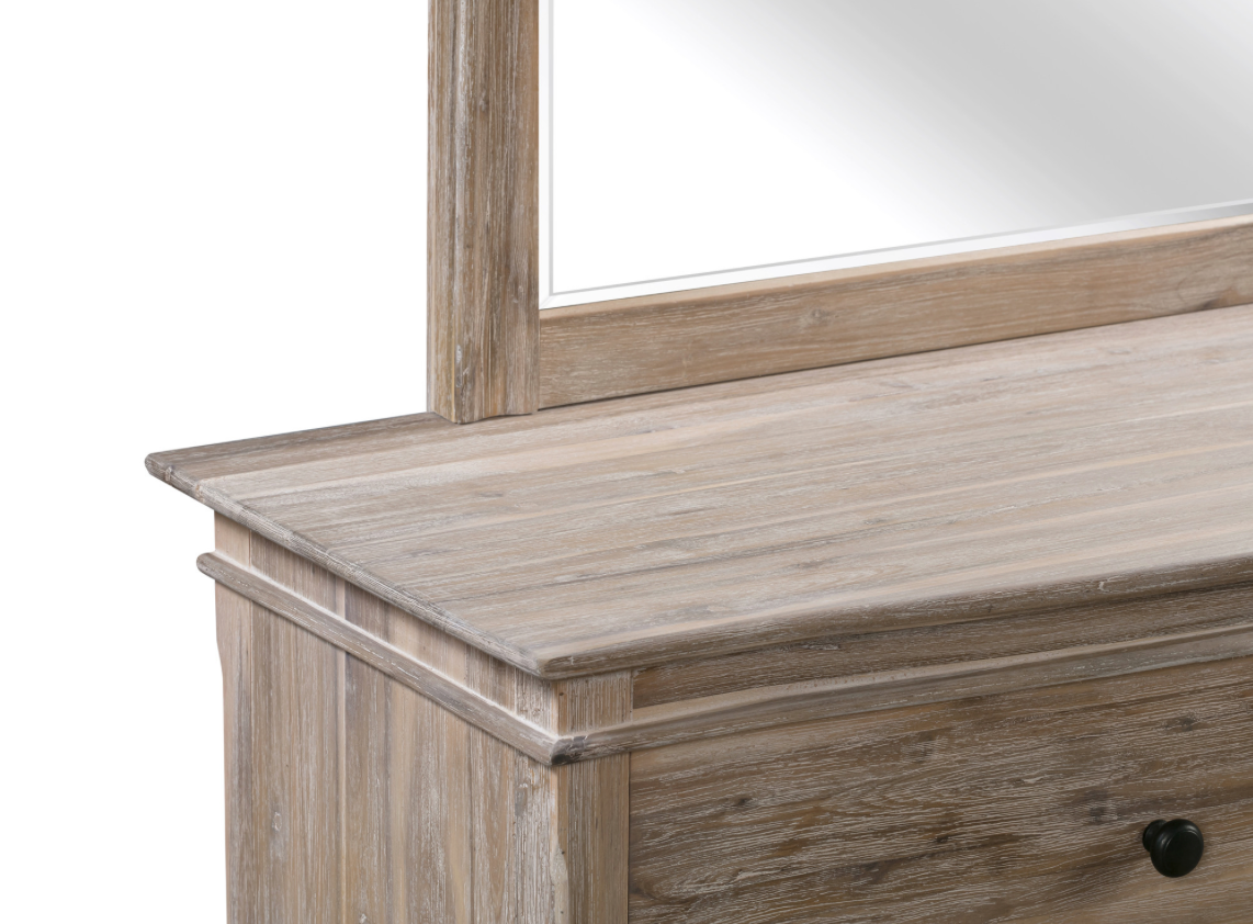 SALCOMBE Dressing Table Acacia Weathered Finish