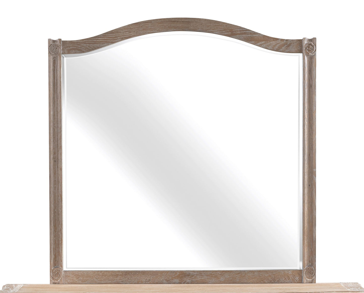 Annecy Dressing Table Mirror Oak Weathered Finish