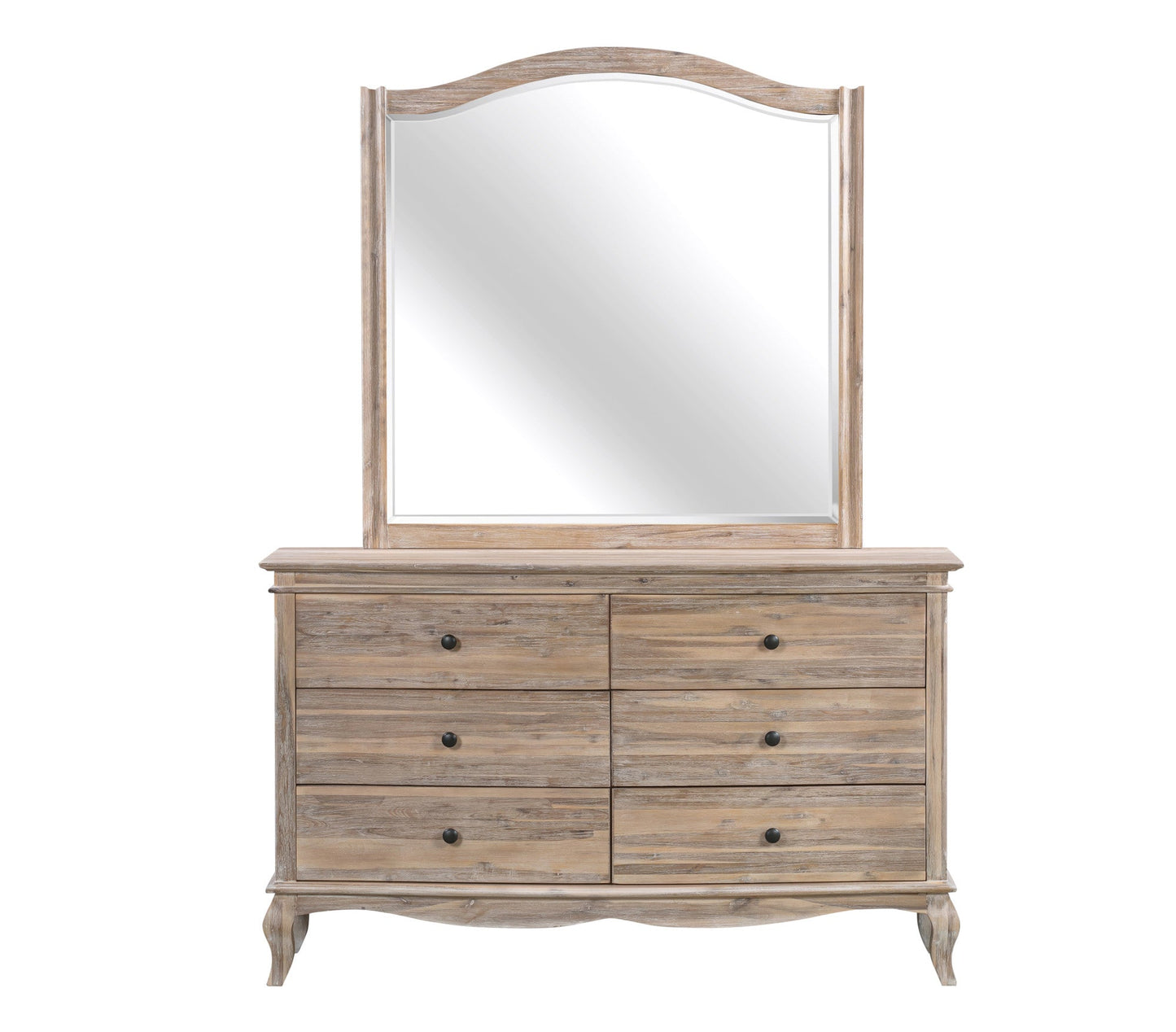 Salcombe Dressing Table Mirror Acacia Weathered Finish