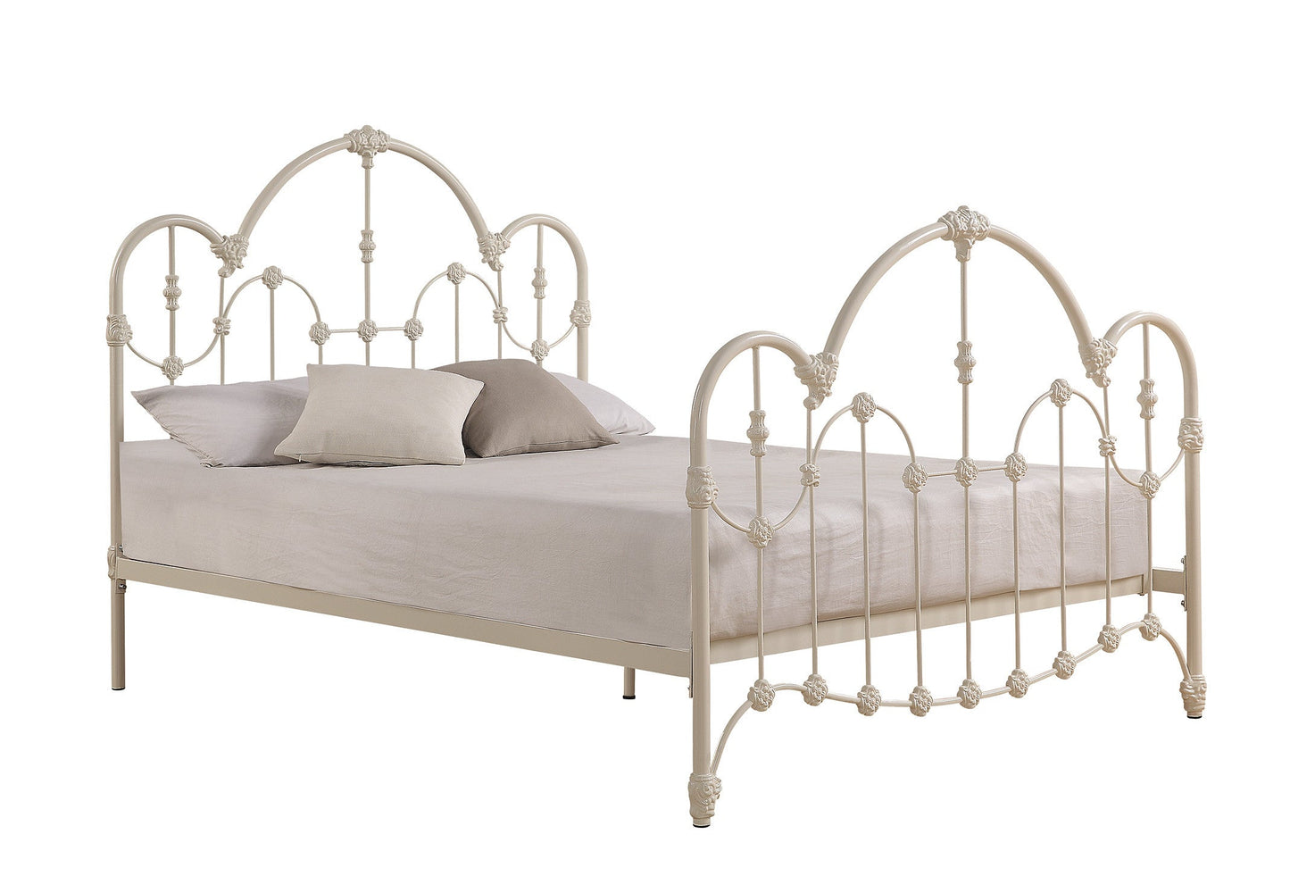 NORMANDY Queen Size Cast and Wrought Iron Bed