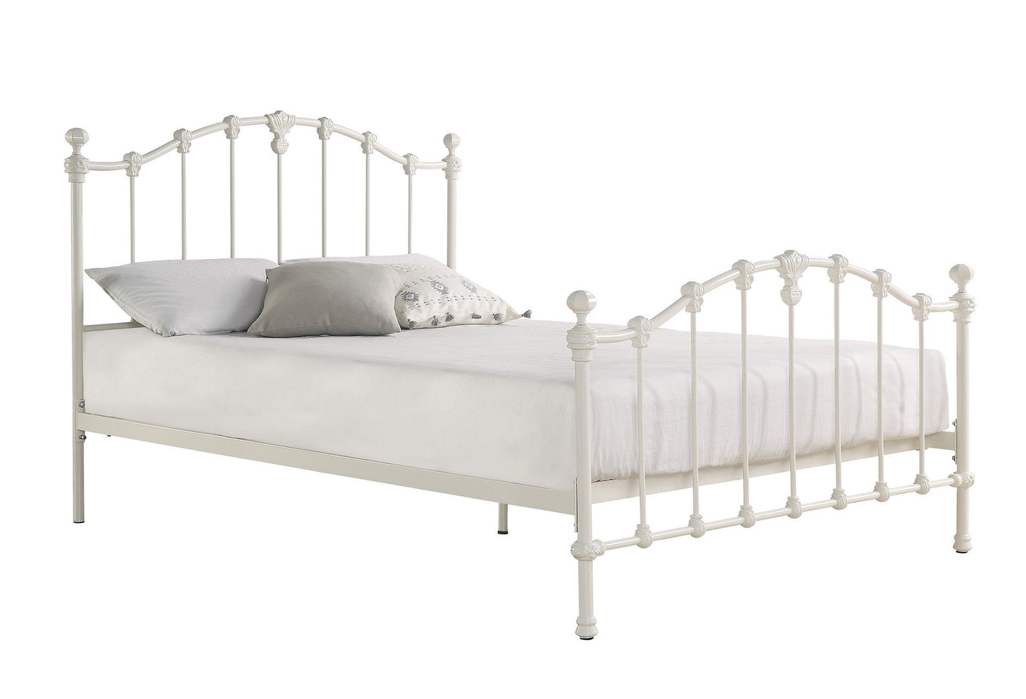 CLAREMONT Single Size Cast and Wrought Iron Bed